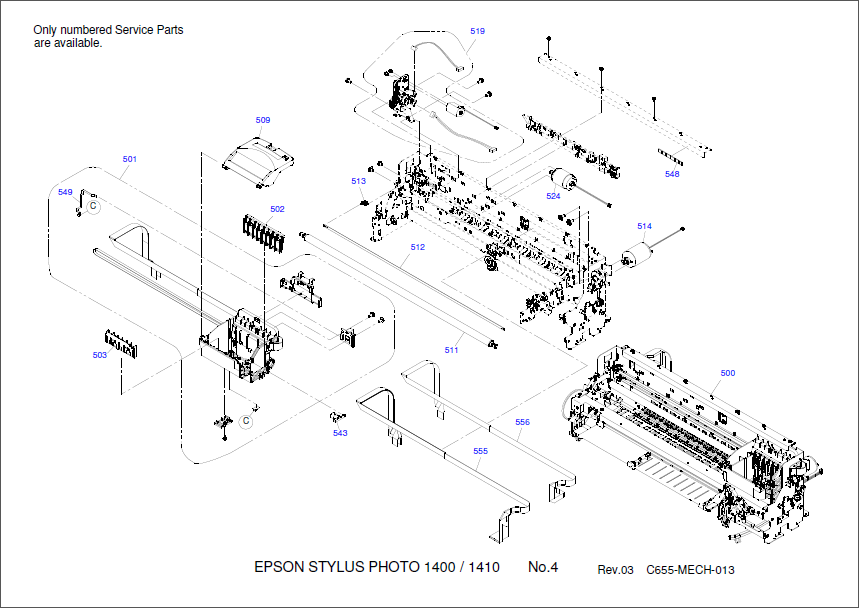 Epson Stylus Photo 1400 Parts Manual-4